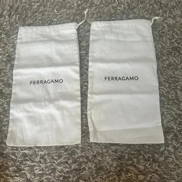Ferragamo White Dust Bags - Picture 2 of 2